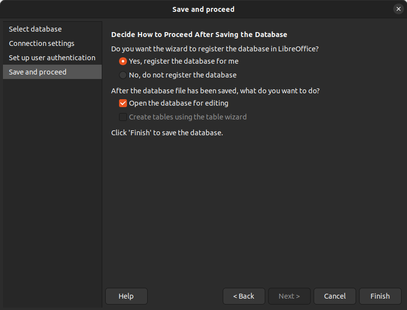 libreoffice proceed